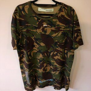 OFF-WHITE "Temperature" Camo T-Shirt